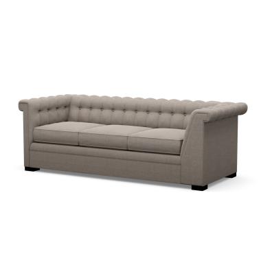 Modern Chesterfield Configurable LAF Corner Sofa